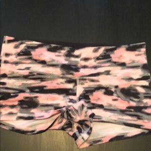 Lululemon pink camp booty shorts